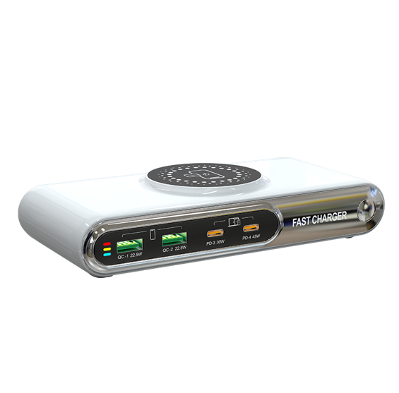 Multi-functional wireless charging station