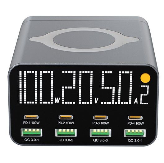 PD+QC intelligent digital display charger